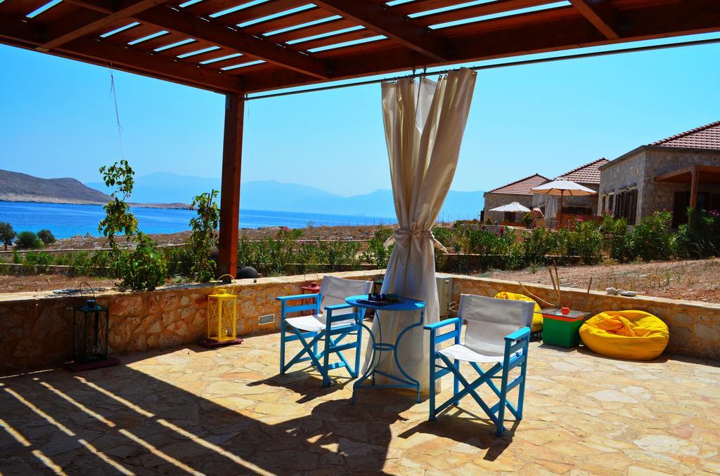 Villa Romanza Beach Villa Chalki Town Zimmer foto